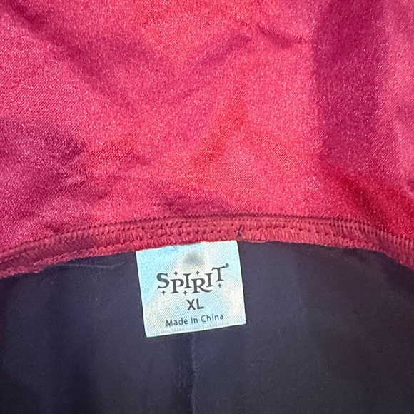 Spirit Red and Black Hooded Cape & full bodysuit XL (6000) - Picture 3 of 5